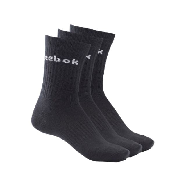 Reebok Active Core Crew  Unisex Training Sock Black