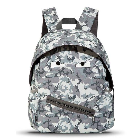 Zipit Grillz Unisex Back To School Bag Camo Grey