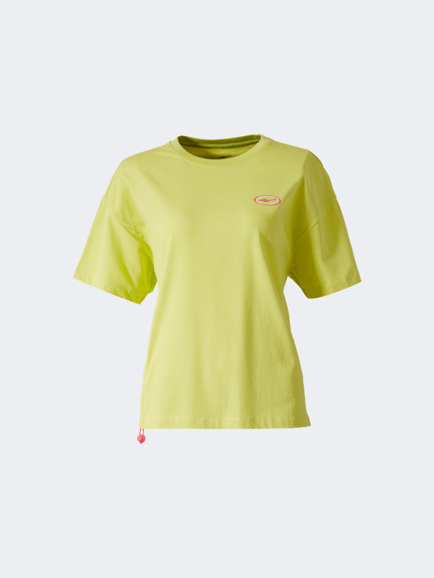 Erke Crew Neck Women Lifestyle T-Shirt Light Green