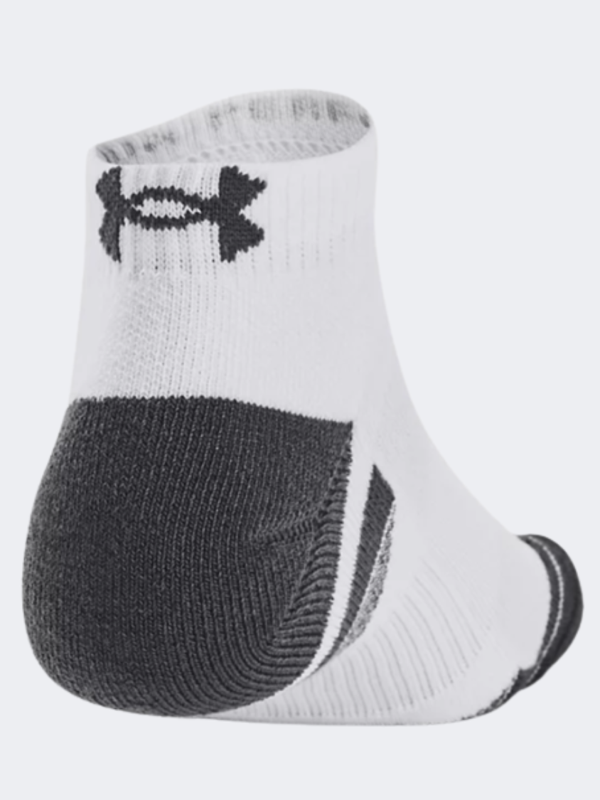 Under Armour Performance Tech 3Pk Unisex Training Sock White/Jet Grey