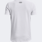 Under Armour Sportstyle Left Chest Men Training T-Shirt White / Black