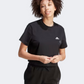 Adidas Scribble Embroidery Women Sportswear T-Shirt Black/White