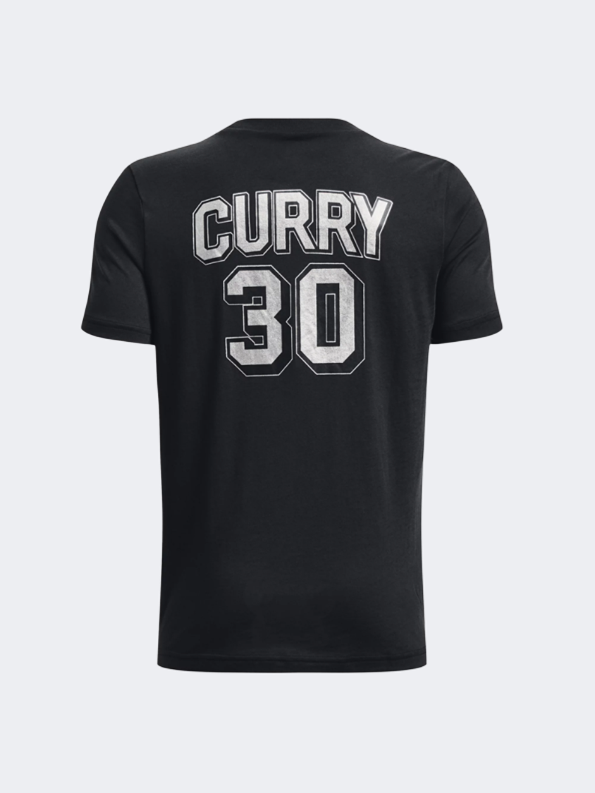 Under Armour Curry Drop Shadow Men Basketball T-Shirt Black