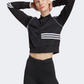 Adidas Crop Track Women Original Jacket Black/White