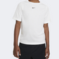 Nike Dri Fit Multi Plus Boys Training T-Shirt White/Black