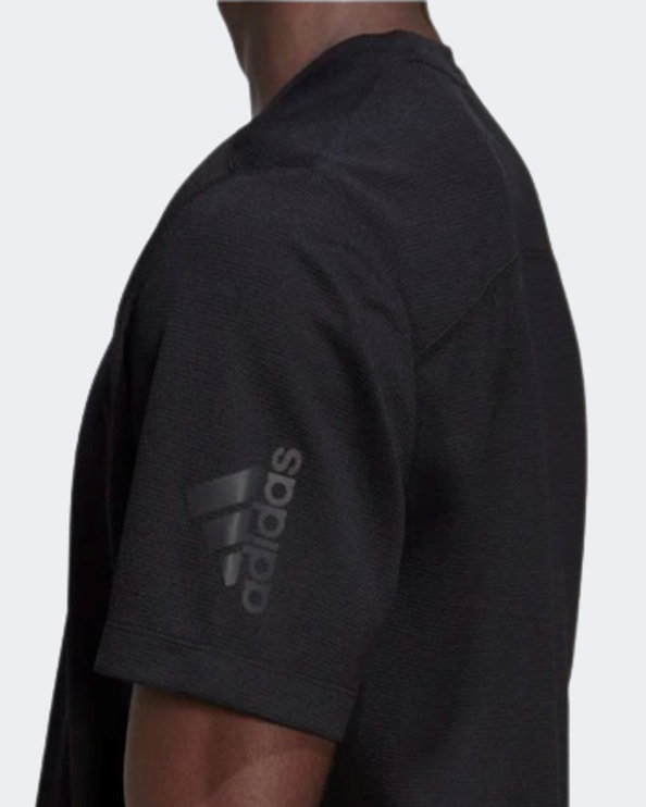 Adidas Workout Front Rack Impact Print Men Training T-Shirt Black Hd3577
