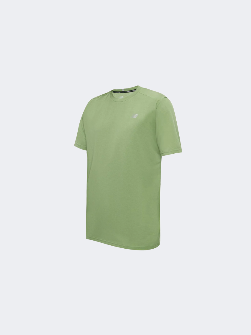 New Balance Core Run Men Performanc T-Shirt Olive Leaf
