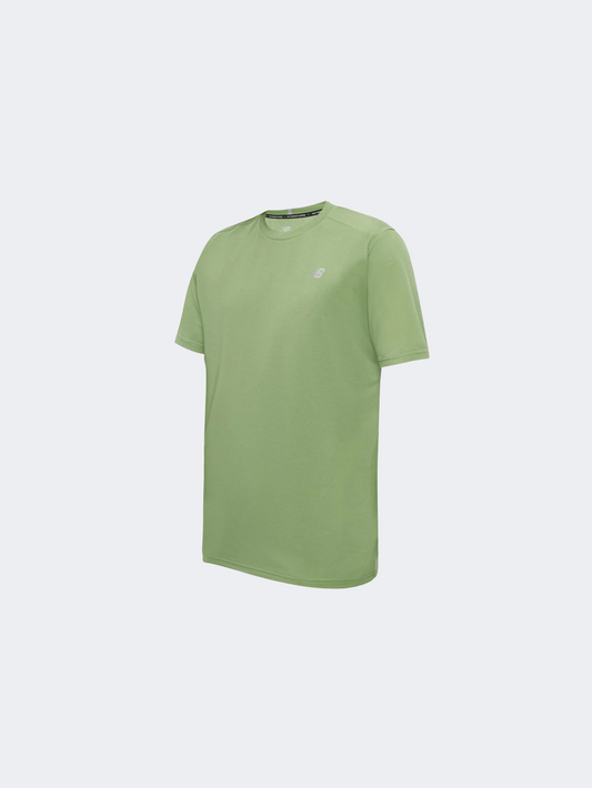 New Balance Core Run Men Performanc T-Shirt Olive Leaf