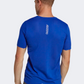 Adidas Adizero Men Running T-Shirt Lucid Blue