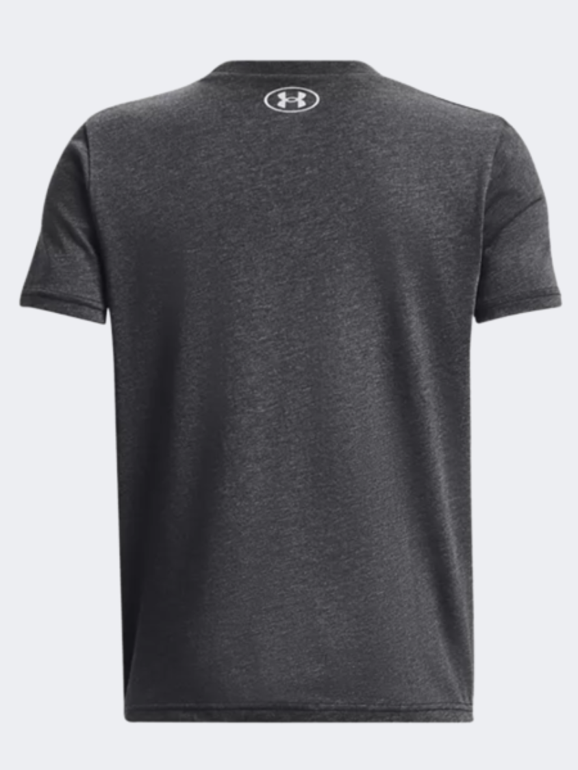 Under Armour  Boys Training T-Shirt Grey/White