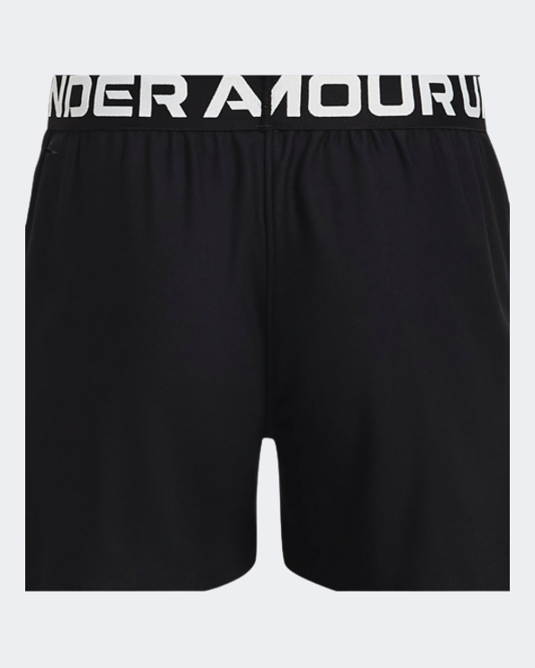 Under Armour Play Up  Girls Training Short Black/Silver