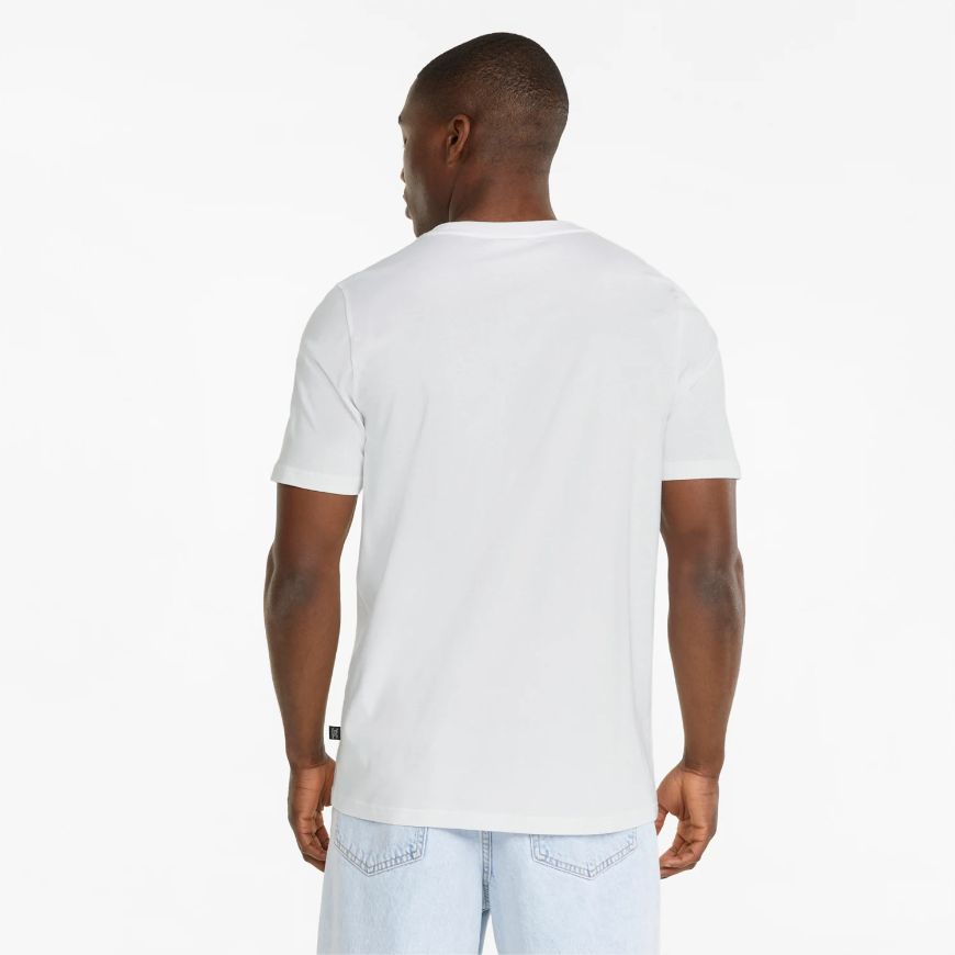 Puma Power Logo Men Training T-Shirt White