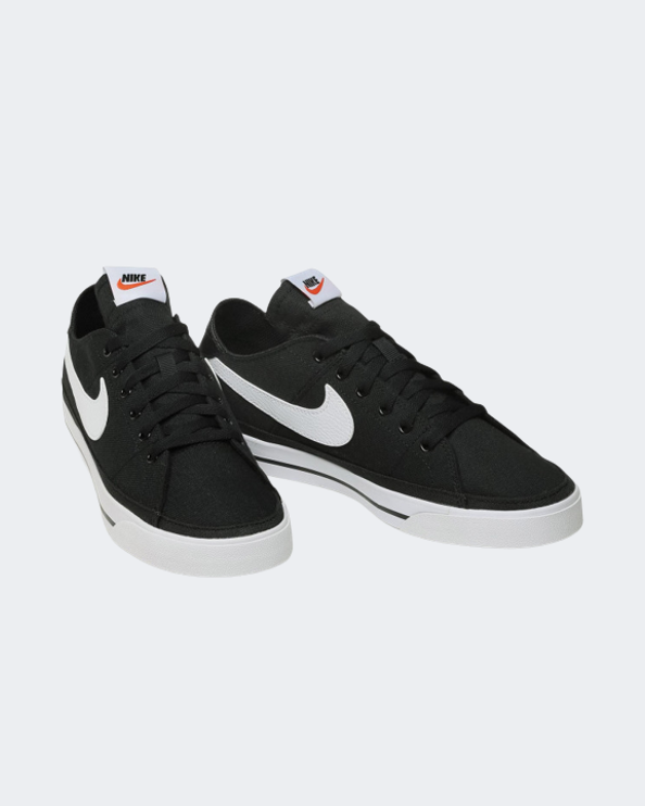 Nike Court Legacy Canvas Men Lifestyle Shoes Black/White