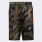 Adidas Allover Print Gs-Boys Training Short Olive Strata