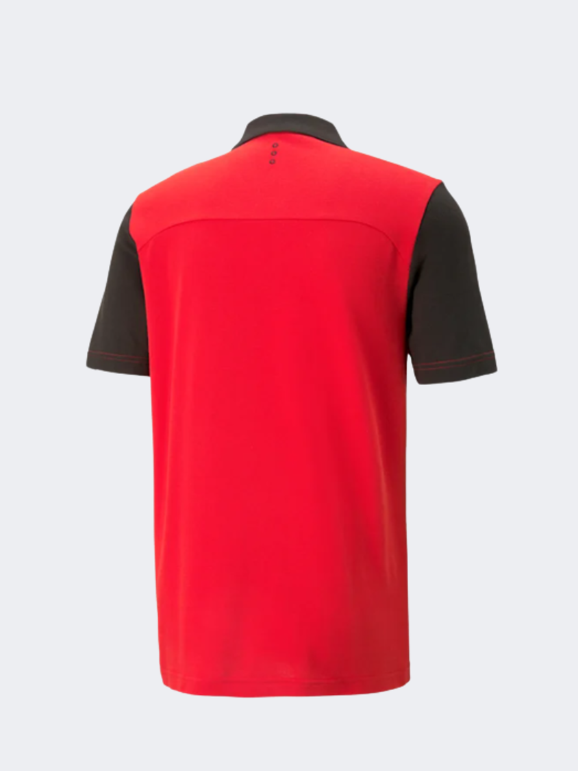 Puma  Scuderia Ferrari Polo Men Lifestyle Polo Short Sleeve Red/Black