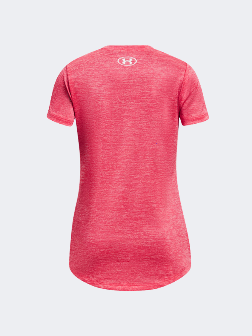 Under Armour Tech™ Big Logo Twist Girls Training T-Shirt Pink