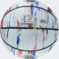 Spalding Marble Series Basketball Ball White/Blue/Red
