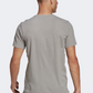 Adidas Own The Run Men Running T-Shirt Heather Grey