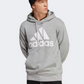 Adidas Essentials Big Logo Men Sportswear Hoody Grey Heather
