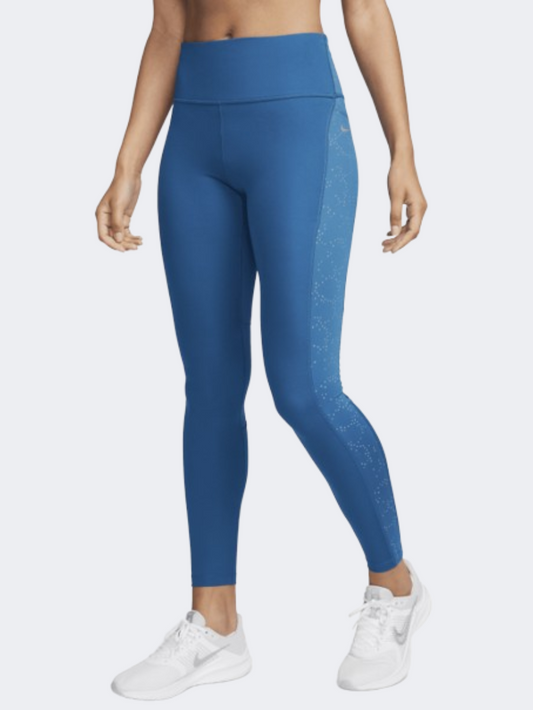 Nike Fast Women Running Tight Industrial Blue