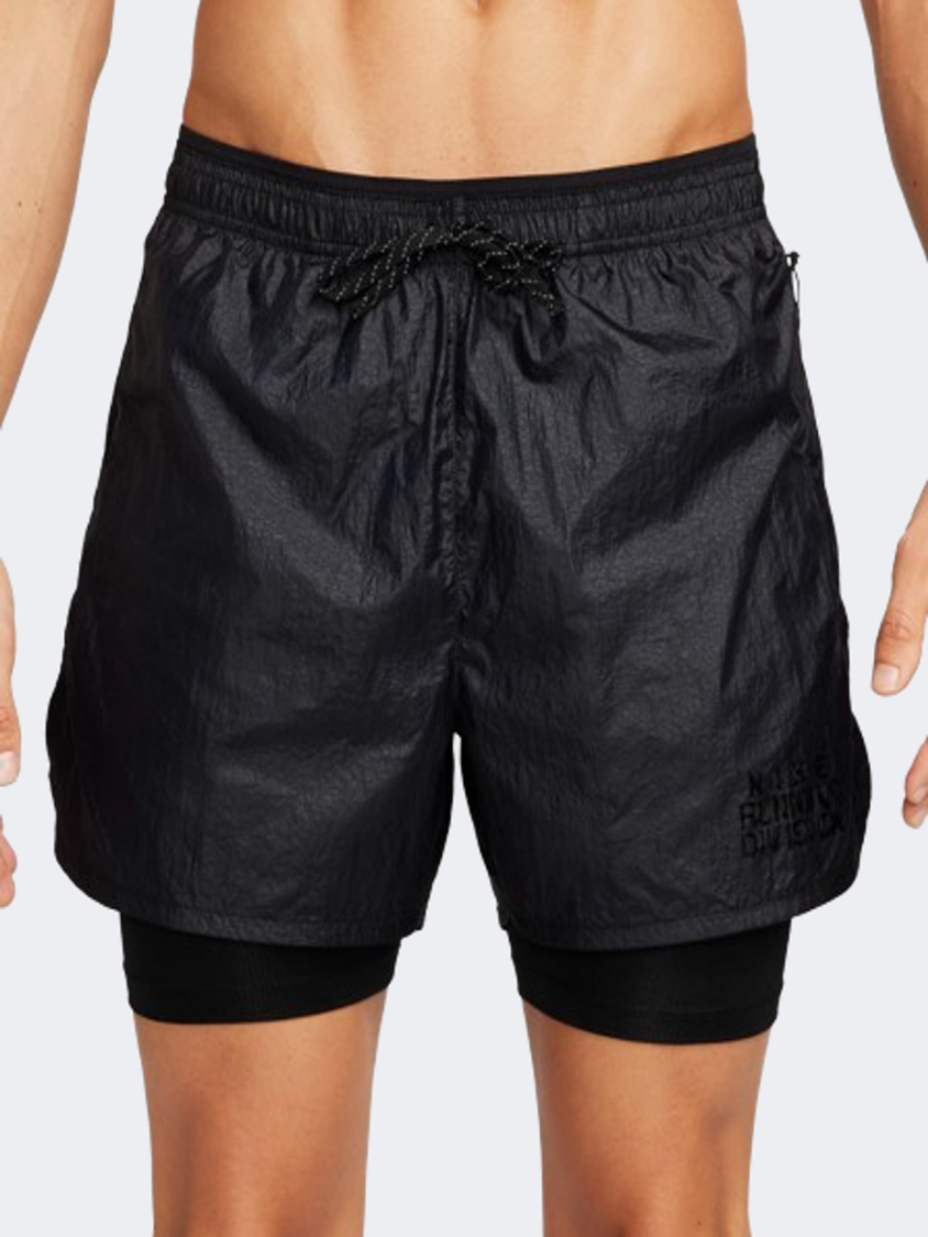 Nike Repel 2In1 Men Running Short Black