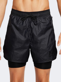 شورت جري رجالي Nike Repel 2In1 أسود