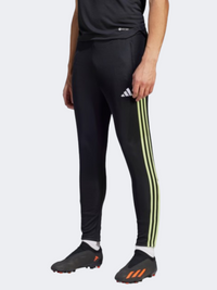 بنطال كرة قدم رجالي Adidas Tiro 23 أسود/أصفر ليموني