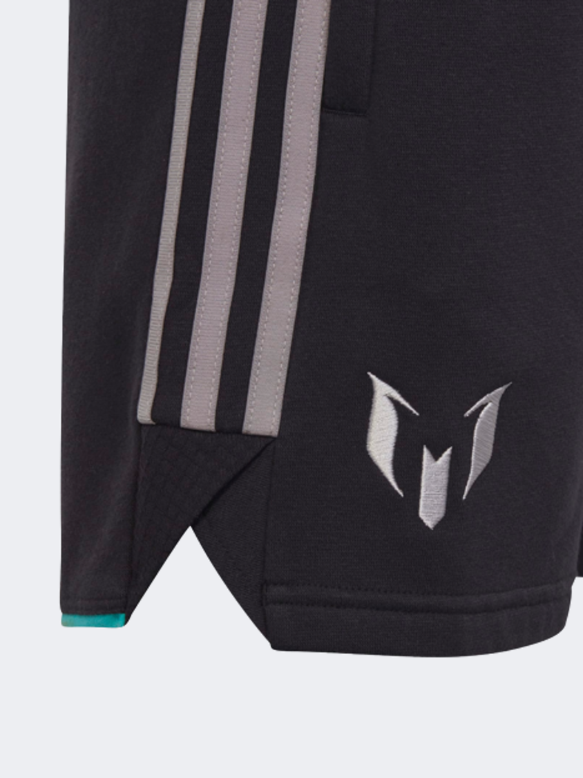 Adidas Messi Gs-Boys Football Short Black/Silver