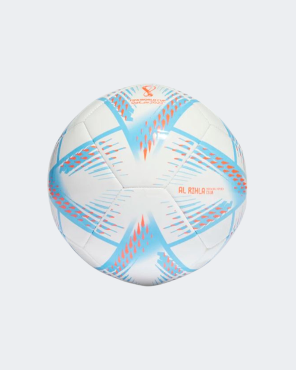 Adidas Al Rihla Club Unisex Football Ball White/Blue/ Orange