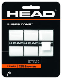 Head Super Comp Tennis قبضة بيضاء