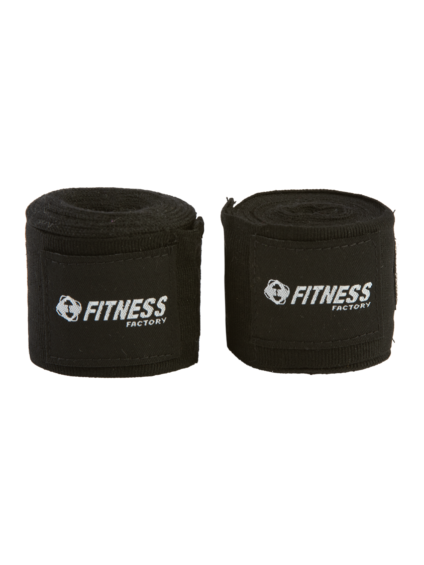 Fitness Factory Nylon Boxing Handwrap Black