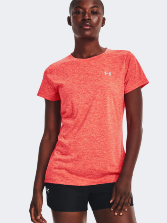 Under Armour Tech Twist Women Training T-Shirt Beta/Pomegranate