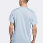Adidas Own The Run Men Running T-Shirt Blue Dawn