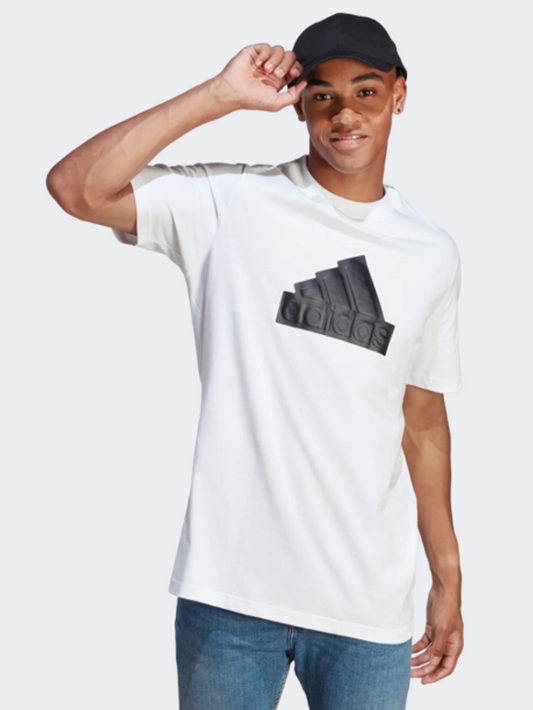 Adidas Future Icons Badge Of Sport Men Sportswear T-Shirt White