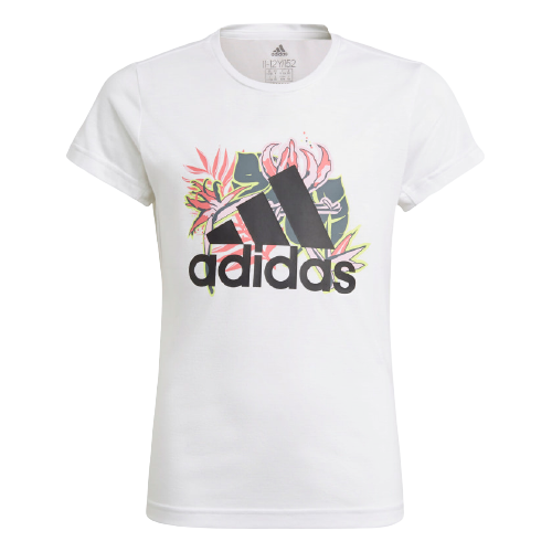 Adidas Up2Mv  Kids-Girls Training T-Shirt White