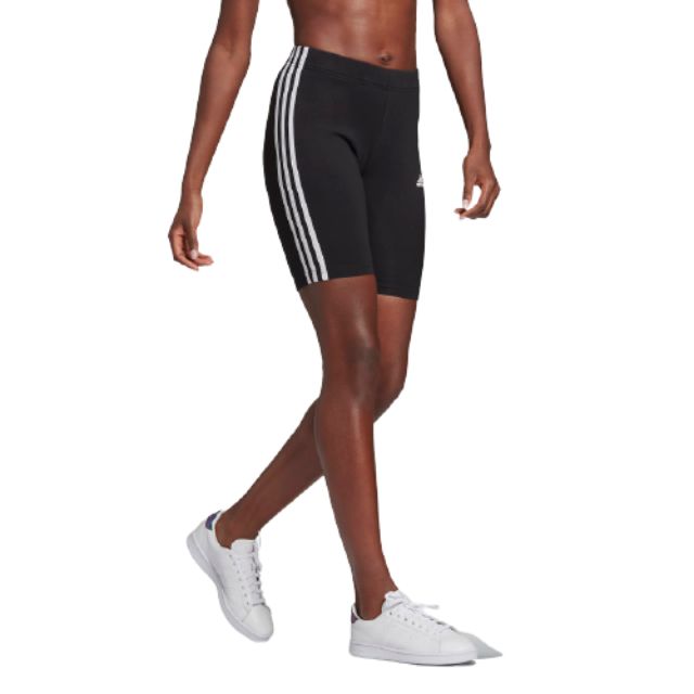 Adidas Essentials 3 Stripes Women Lifestyle Tight Black/White
