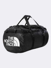 The North Face بيس كامب دفل إكسترا لارج شنطة مشي للجنسين أسود/أبيض
