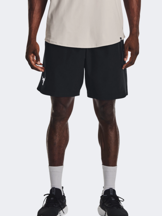 Under Armour Project Rock Woven Men Training Short Black/White