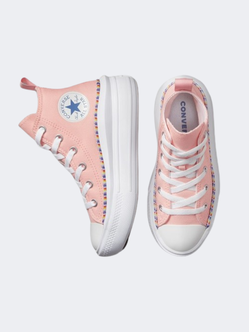 Converse Chuck Taylor Ps-Girls Lifestyle Shoes Storm Pink