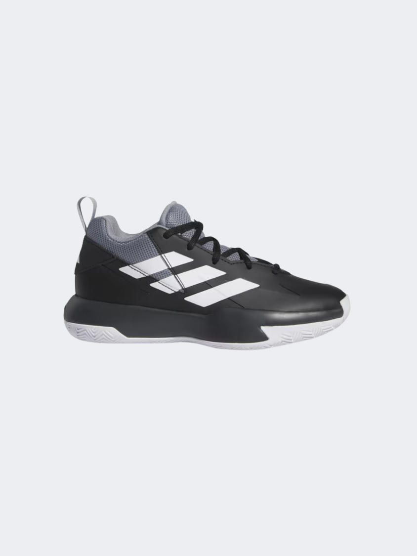 Adidas Cross Em Up Select Gs Basketball Shoes Black/White/Grey