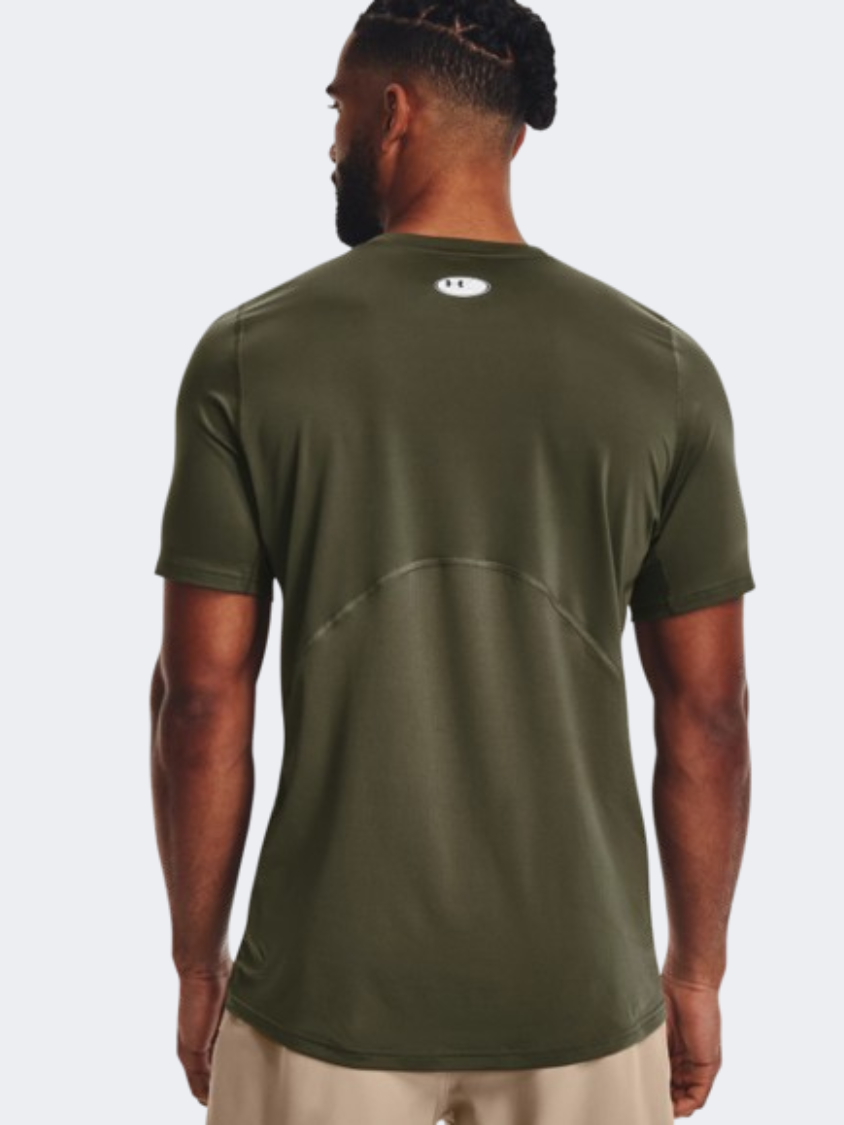 Under Armour Fitted Men Training T-Shirt Marine Green/Black