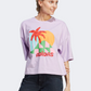 Adidas X Farm Rio Graphic Women Training T-Shirt Purple/Multi