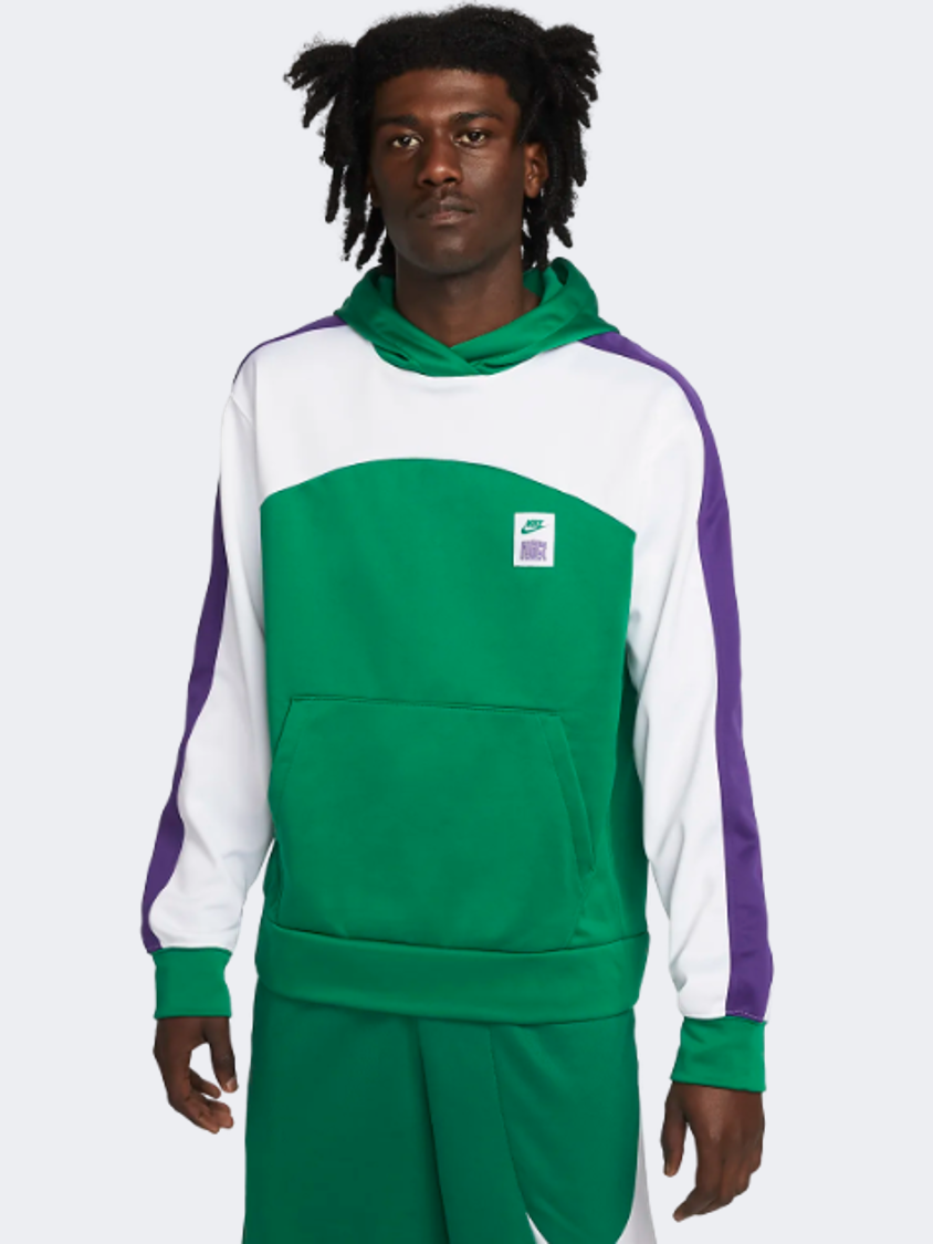 Nike Tech Fleece Men Basketball Hoody Green/White