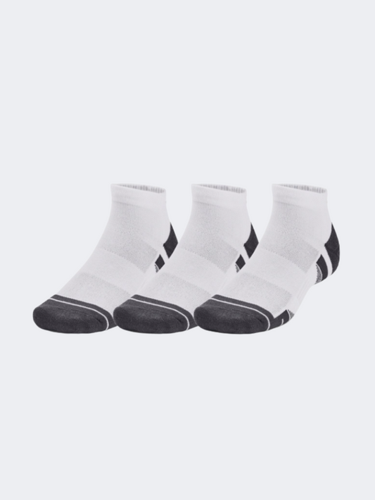 Under Armour Performance Tech 3Pk Unisex Training Sock White/Jet Grey