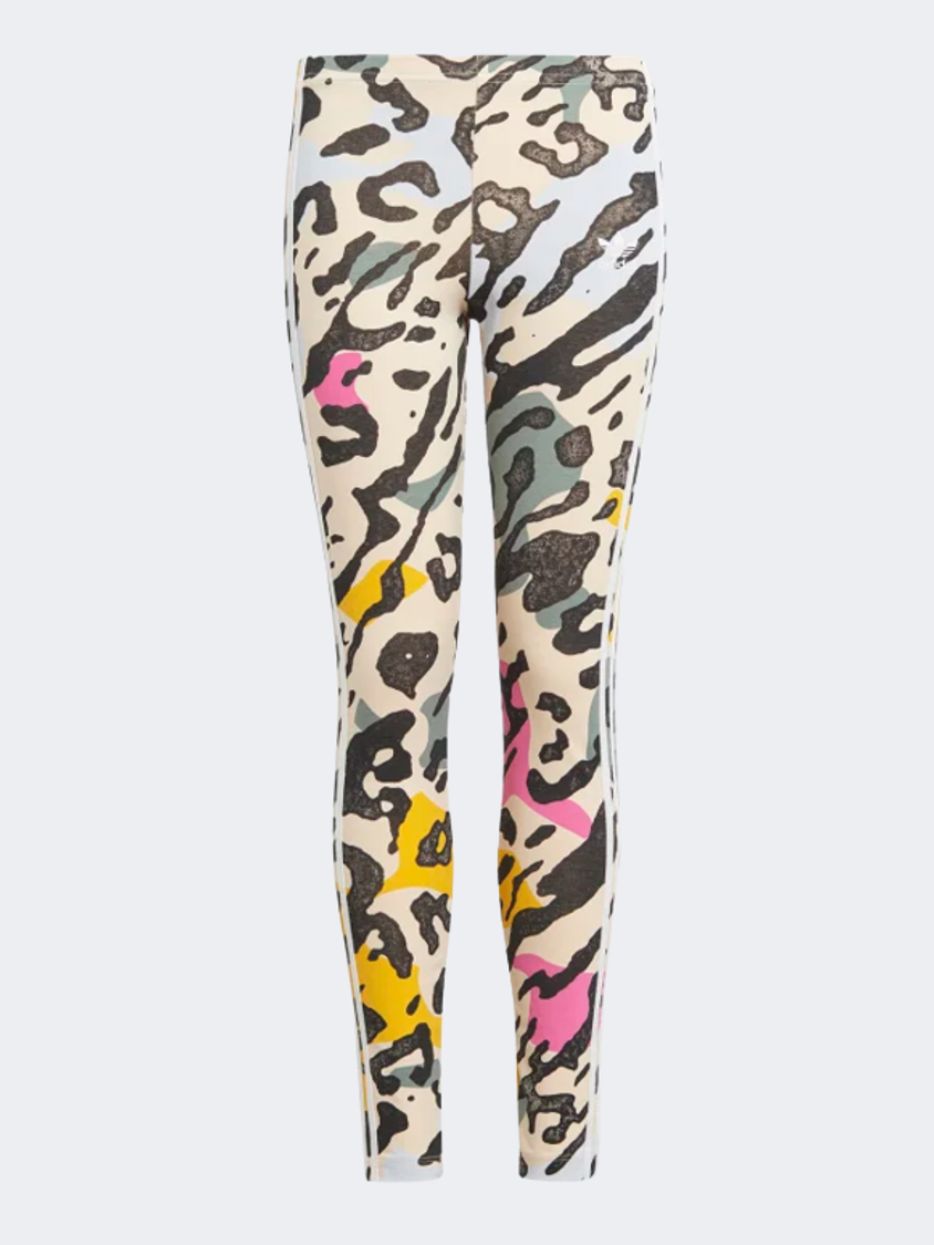 Adidas Animal Print Gs-Girls Original Tight Multicolor