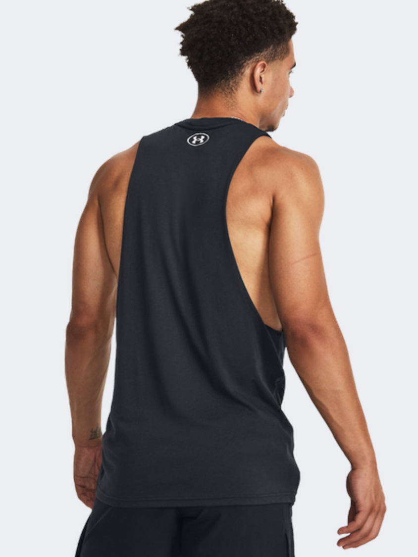 Under Armour Project Rock Bull Men Training Tank Black/White