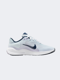 حذاء جري أولاد Nike Revolution 7 Gs رمادي/كحلي/ليلكي