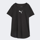 Puma Marbleized Girls Lifestyle T-Shirt Black