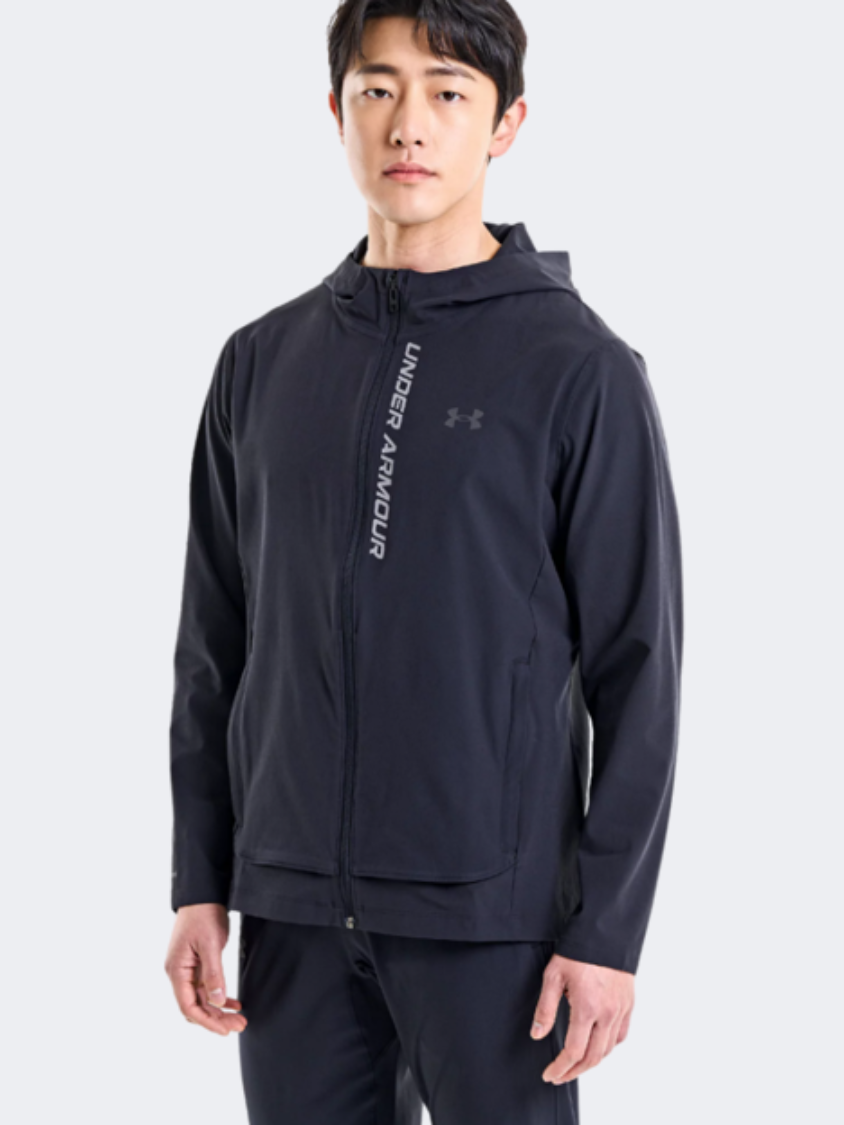 Under Armour Outrun The Storm Men Running Jacket Black/Jet Grey