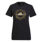 Adidas Foil Mandala Women Lifestyle T-Shirt Black/Gold Metallic